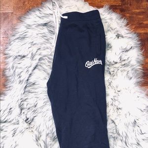 navy blue sweat pants